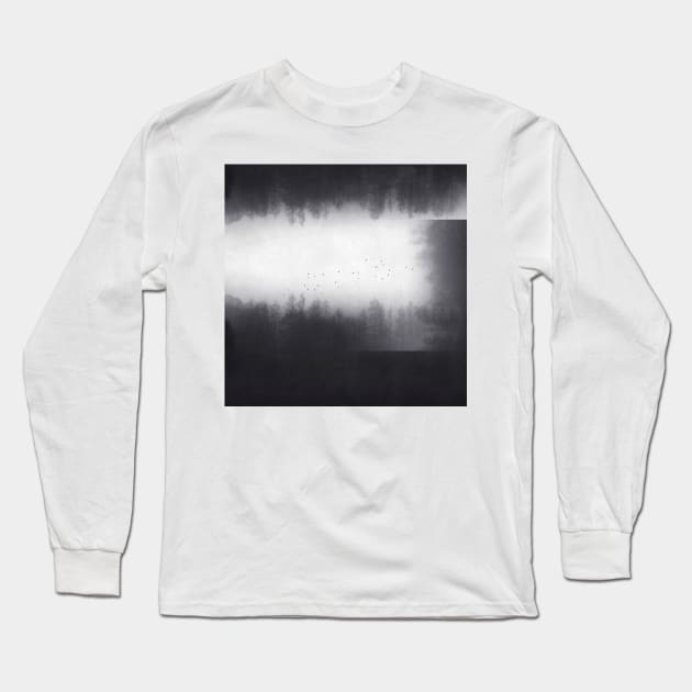 Black Box - Reflected Moody Landscape Long Sleeve T-Shirt by DyrkWyst